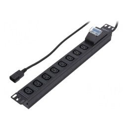 Prelungitor cu Protecție la Supratensiune, 8 Prize, 10A | Electronic-mag.ro | Componente Electronice