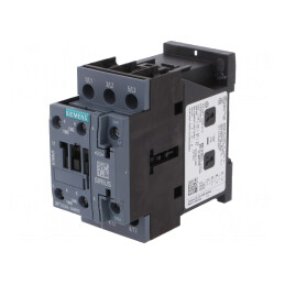 Contactor 3 Polari NO cu Contacte Auxiliare 24VAC 12A