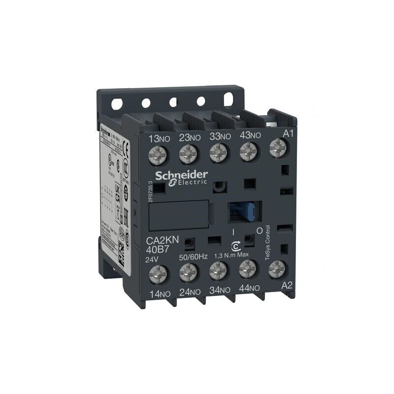 Contactor 4-poli NO 220VAC 10A DIN  | Electronic-mag.ro | Componente Electronice