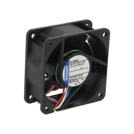 Ventilator axial 12V DC 60x60x25mm 56m3/h | Electronic-mag.ro | Componente Electronice