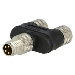 Adaptor în T M8 IP68 60V | Electronic-mag.ro | Componente Electronice