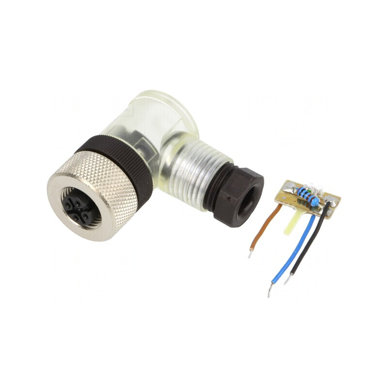 Mufă M12 4 PIN mamă pe cablu IP68 DeviceNet/CANopen | Electronic-mag.ro | Componente Electronice