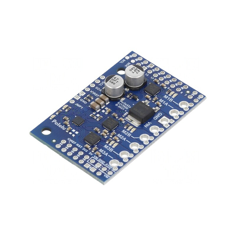 Controler motor DC Motoron I2C 4,5-48V 3 Canale Arduino | Electronic-mag.ro | Componente Electronice