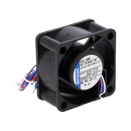 Ventilator axial DC 24V 40x40x20mm | Electronic-mag.ro | Componente Electronice