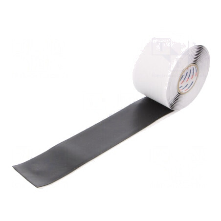 Bandă autoamalgamantă neagră 51mm x 3m Helatape Power660 | Electronic-mag.ro | Componente Electronice