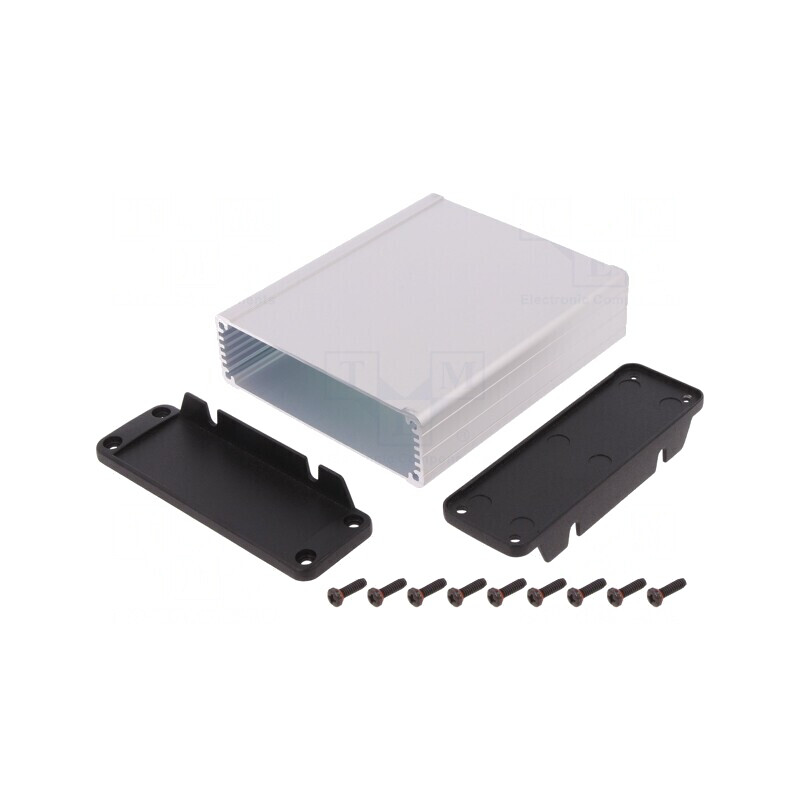 Carcasă cu Panou cu Lame de Fixare IP65 104mm x 120mm | Electronic-mag.ro | Componente Electronice