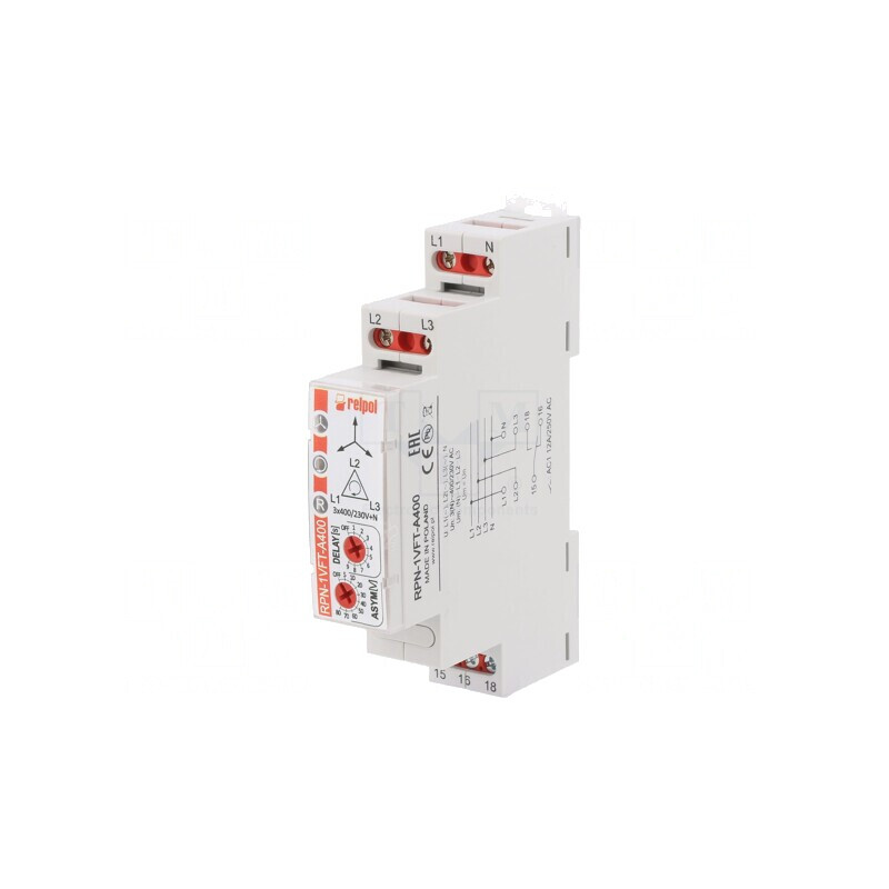 Releu Monitorizare Tensiune DIN SPDT RPN-1VFT-A400 | Electronic-mag.ro | Componente Electronice