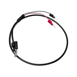 Cablu de măsurare 500V 0,61m roșu-negru | Electronic-mag.ro | Componente Electronice