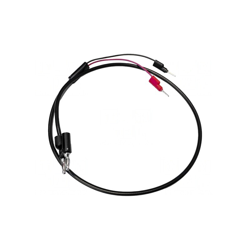 Cablu de măsurare 500V 0,61m roșu-negru | Electronic-mag.ro | Componente Electronice