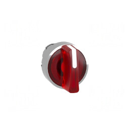 Comutator Rotativ 22mm cu LED Roșu IP66 3 Poziții | Electronic-mag.ro | Componente Electronice