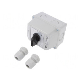 Comutator cu Came 3 Poziții 25A IP65 | Electronic-mag.ro | Componente Electronice