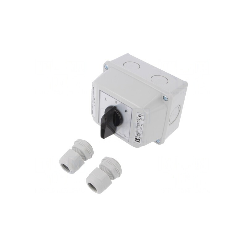 Comutator cu Came 3 Poziții 25A IP65 | Electronic-mag.ro | Componente Electronice