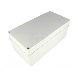 Carcasă universală ABS gri 124x244x102mm EURONORD | Electronic-mag.ro | Componente Electronice