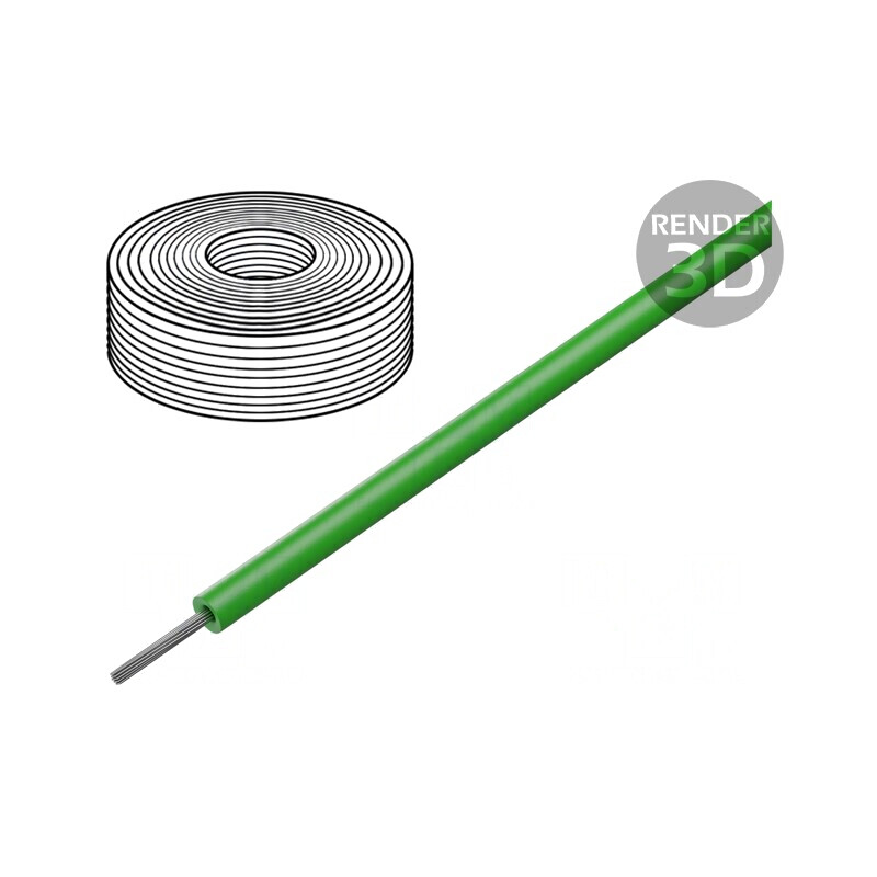 Cablu Silicon Verde 3m 10AWG 150°C 600V | Electronic-mag.ro | Componente Electronice