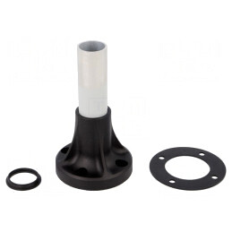 Bază Argintie 80mm pentru Semnalizatoare | Electronic-mag.ro | Componente Electronice