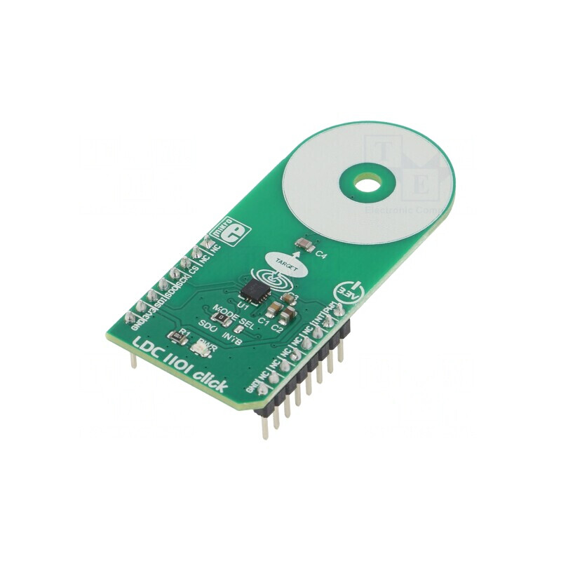 Aparat de Măsură a Inductanței SPI LDC1101 Click Board | Electronic-mag.ro | Componente Electronice