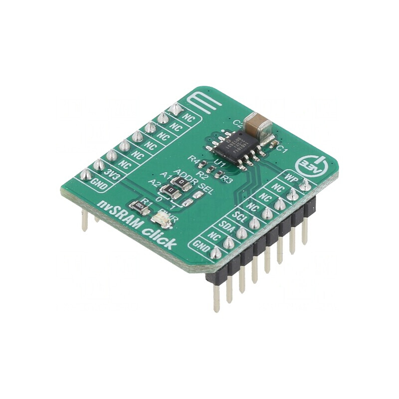 Click Board Memorie SRAM I2C 3.3VDC NVSRAM Prototip | Electronic-mag.ro | Componente Electronice