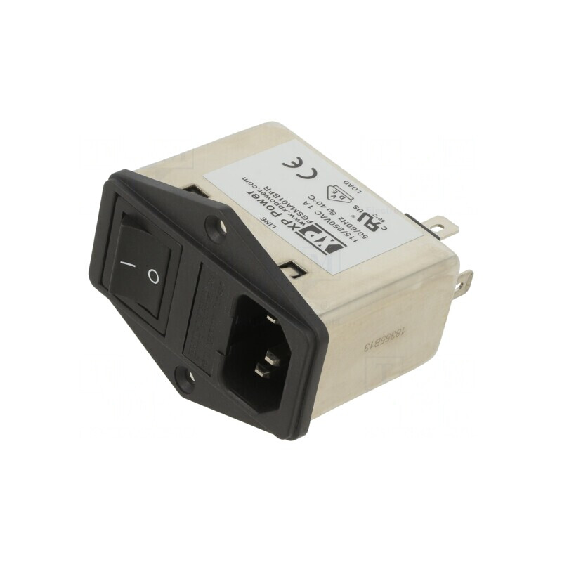 Conector Alimentare AC Soclu Tată 1A 250V 6,5mH | Electronic-mag.ro | Componente Electronice