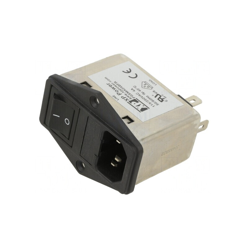 Conector alimentare AC 250V 4A IEC 60320 FGSMA04BFR | Electronic-mag.ro | Componente Electronice Conector alimentare AC 250V 4A IEC 60320 FGSMA04BFR | Electronic-mag.ro | Componente Electronice