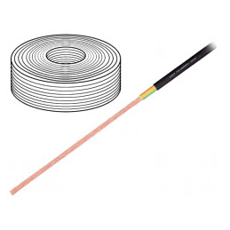 Cablu: pentru motor | chainflex® CFPE | 1G70mm2 | negru | litat | Cu | CFPE.700.01