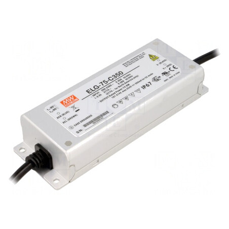 Alimentator LED 74,9W 350mA 180-295VAC | Electronic-mag.ro | Componente Electronice