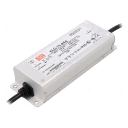 Alimentator LED 76W 24VDC 1,57-3,15A 180-295VAC | Electronic-mag.ro | Componente Electronice