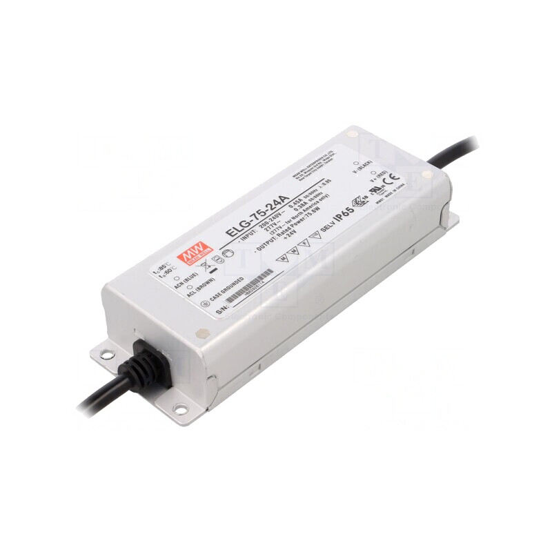Alimentator LED 76W 24VDC 1,57-3,15A 180-295VAC | Electronic-mag.ro | Componente Electronice Alimentator LED 76W 24VDC 1,57-3,15A 180-295VAC | Electronic-mag.ro | Componente Electronice