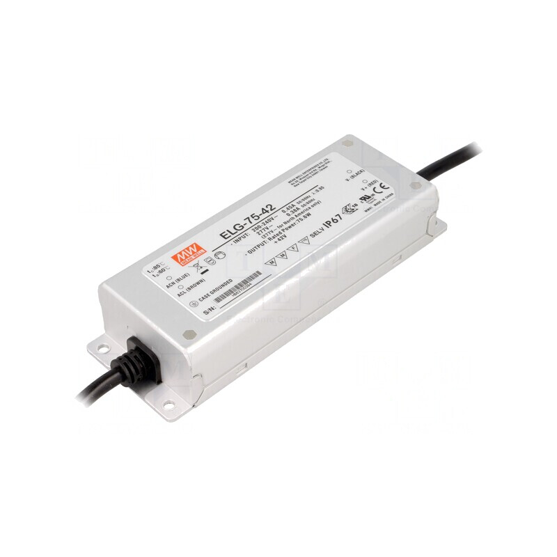 Alimentator LED 75,6W 42V IP67 | Electronic-mag.ro | Componente Electronice