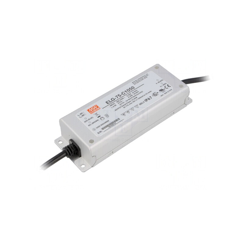 Alimentator LED 74,55W 35-71VDC 1050mA 180-295VAC | Electronic-mag.ro | Componente Electronice Alimentator LED 74,55W 35-71VDC 1050mA 180-295VAC | Electronic-mag.ro | Componente Electronice