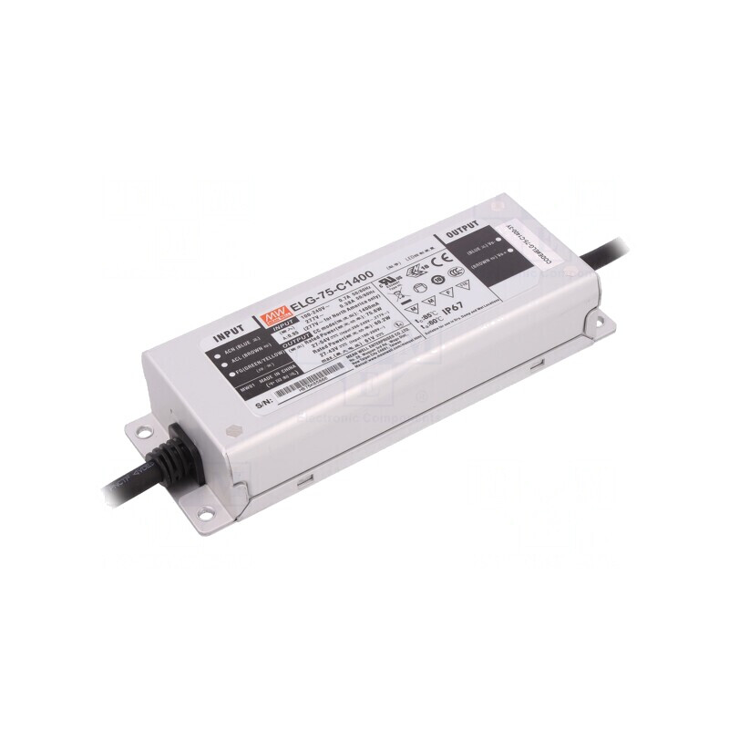 Alimentator LED 75,6W 27-54VDC 1400mA | Electronic-mag.ro | Componente Electronice Alimentator LED 75,6W 27-54VDC 1400mA | Electronic-mag.ro | Componente Electronice