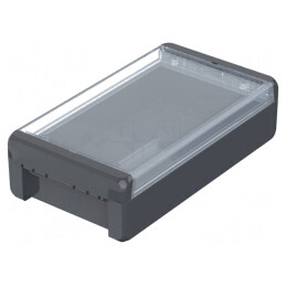 Carcasă universală BOCUBE grafit 125x231x60 mm | Electronic-mag.ro | Componente Electronice
