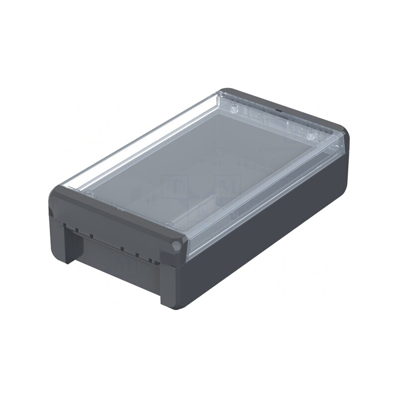 Carcasă universală BOCUBE grafit 125x231x60 mm | Electronic-mag.ro | Componente Electronice