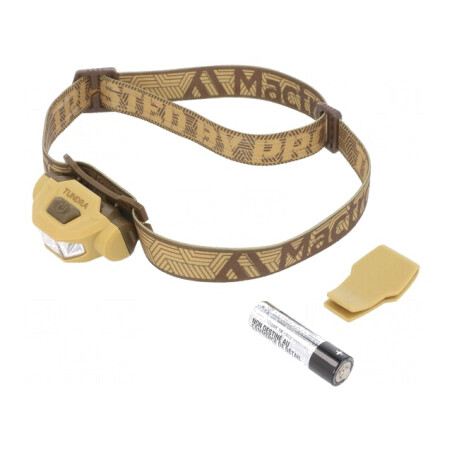 Lanternă LED pentru Cască 215lm Bej | Electronic-mag.ro | Componente Electronice