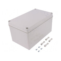Carcasă Universală Gri PICCOLO ABS 140x230x125mm | Electronic-mag.ro | Componente Electronice