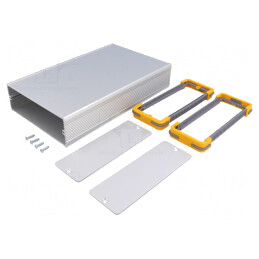 Carcasă Aluminiu Gri 131x200x53,5mm | Electronic-mag.ro | Componente Electronice