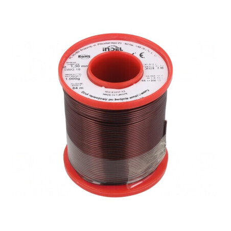 Sârmă dublu emailată 1,3mm 1kg Cu | Electronic-mag.ro | Componente Electronice