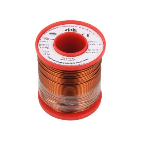 Sârmă Emailată Dublu 1.4mm 1kg Cu | Electronic-mag.ro | Componente Electronice