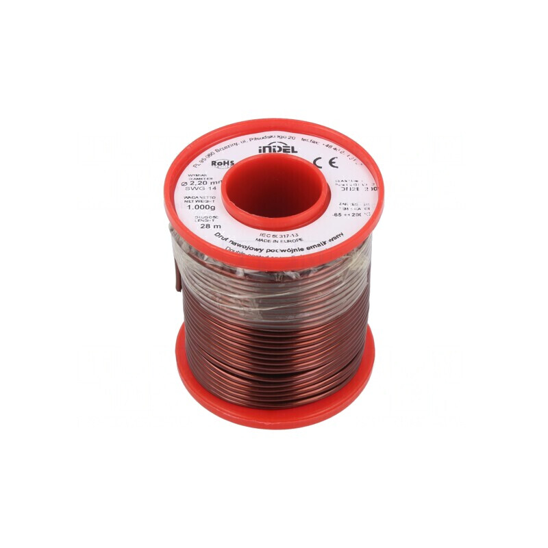 Sârmă Dublu Emailată 2,2mm 1kg Cu | Electronic-mag.ro | Componente Electronice