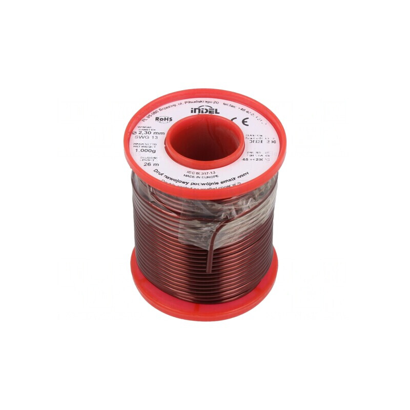 Sârmă Emailată Dublu 2,3mm 1kg Cu 65-200°C | Electronic-mag.ro | Componente Electronice