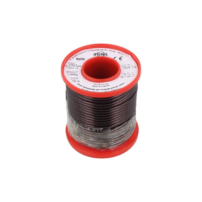 Sârmă Emailată Dublă 2,7mm 1kg Cu | Electronic-mag.ro | Componente Electronice