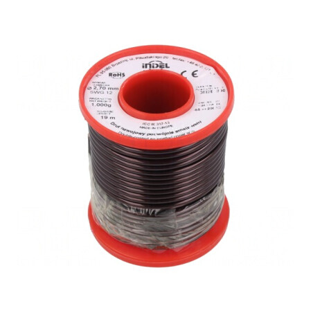 Sârmă Emailată Dublă 2,7mm 1kg Cu | Electronic-mag.ro | Componente Electronice