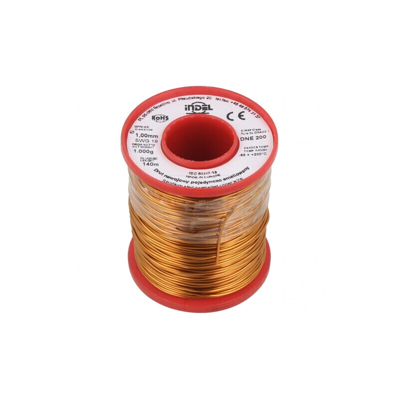 Sârmă Bobină Emailată 1mm 1kg | Electronic-mag.ro | Componente Electronice