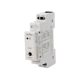 Automat de scară pentru șină DIN ASM-01/U 12-240V AC/DC | Electronic-mag.ro | Componente Electronice