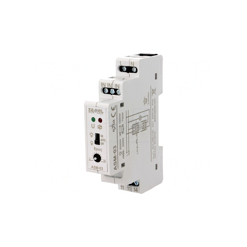 Automat de scară 230VAC 16A ASM-03 | Electronic-mag.ro | Componente Electronice