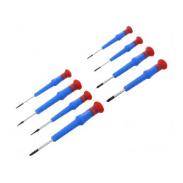 Kit Şurubelniţe de Precizie Phillips 8 Buc. | Electronic-mag.ro | Componente Electronice