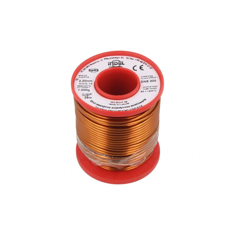 Sârmă Emailată 2,2mm 1kg Cu DNE2,2 | Electronic-mag.ro | Componente Electronice