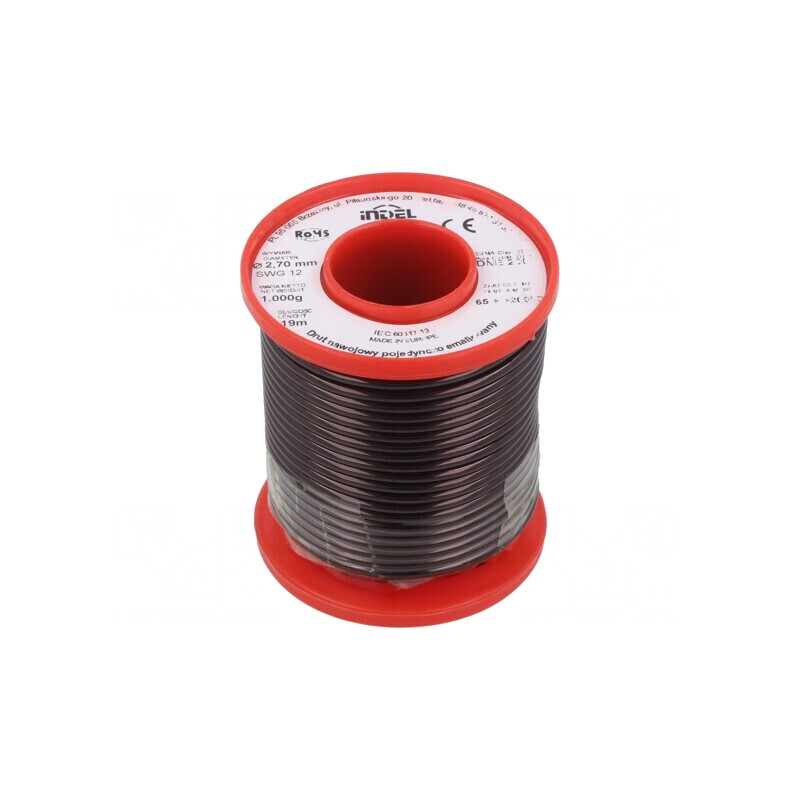 Sârmă Emailată 2,7mm 1kg Cu 65-200°C | Electronic-mag.ro | Componente Electronice