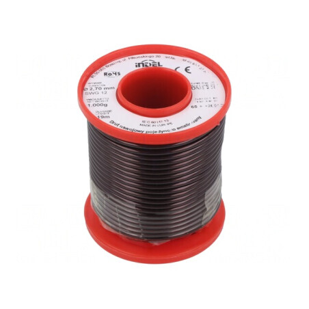 Sârmă Emailată 2,7mm 1kg Cu 65-200°C | Electronic-mag.ro | Componente Electronice