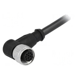 Mufă M12 12 PIN mamă DeviceNet/CANopen cu cablu 2m | Electronic-mag.ro | Componente Electronice