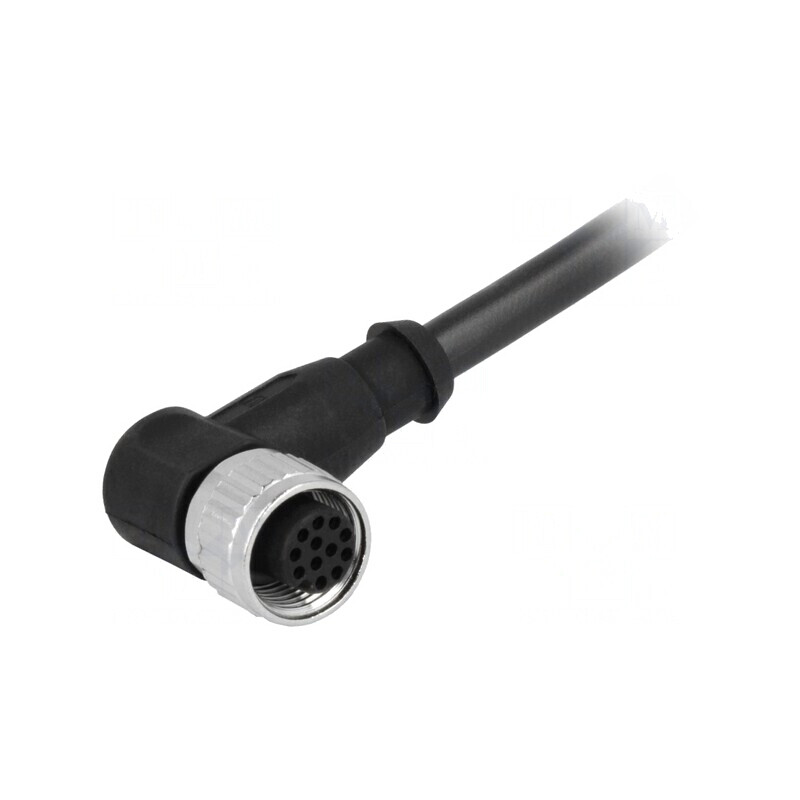 Mufă M12 12 PIN mamă DeviceNet/CANopen cu cablu 2m | Electronic-mag.ro | Componente Electronice